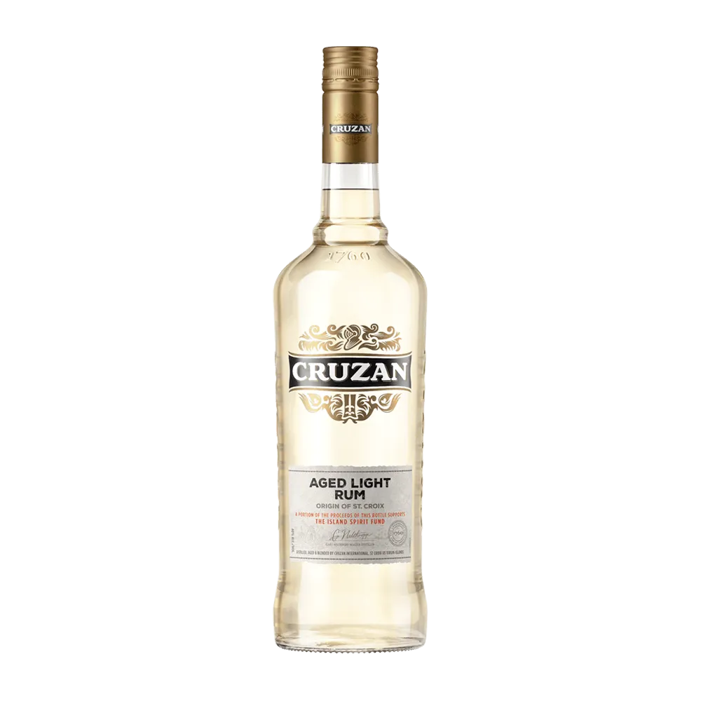 Cruzan® Aged Light Rum glass bottle