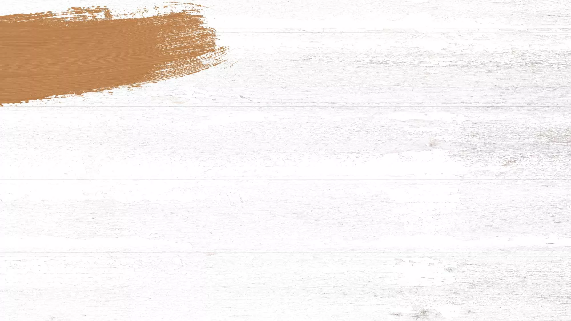 Whitewashed wood background with paint swash.